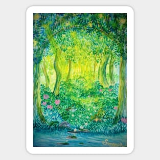 Enchanted woods Sticker